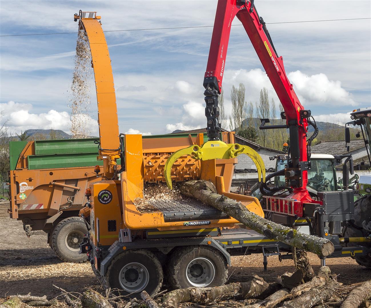 Déchiqueteuse à plaquettes Valormax Noremat Jenz 30